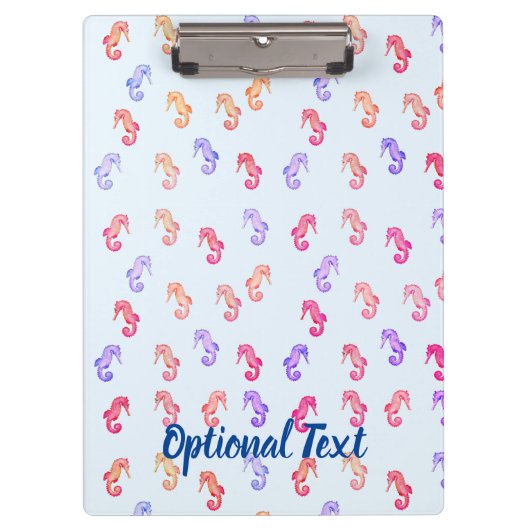 カラフル馬の模様 クリップボード (正面)
