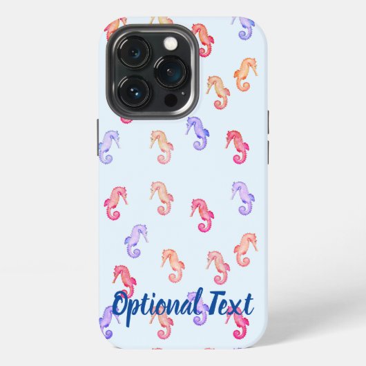 カラフル馬の模様 iPhoneケース (裏面)