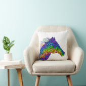 カラフル馬 クッション (椅子)