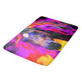 カラフル馬 バスマット (アングル)