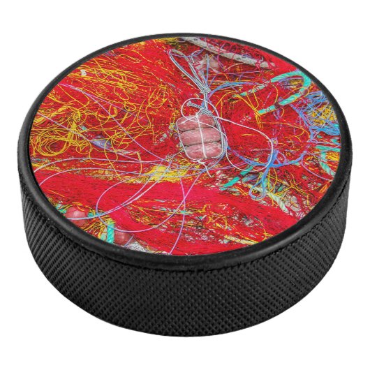 カラフル魚釣り網 アイスホッケーパック (3/4)