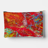 カラフル魚釣り網 アクセサリーポーチ (裏面)