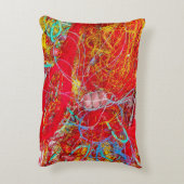 カラフル魚釣り網 アクセントクッション (裏面(縦))