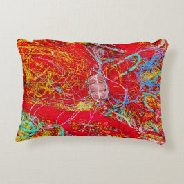 カラフル魚釣り網 アクセントクッション