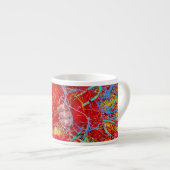 カラフル魚釣り網 エスプレッソカップ (正面右)