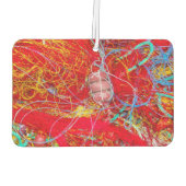 カラフル魚釣り網 カーエアーフレッシュナー (裏面)