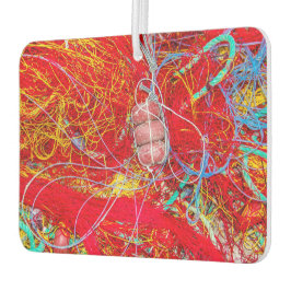 カラフル魚釣り網 カーエアーフレッシュナー