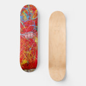 カラフル魚釣り網 スケートボード (正面)