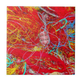 カラフル魚釣り網 タイル