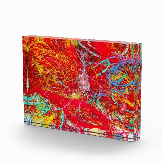 カラフル魚釣り網 フォトブロック (右)