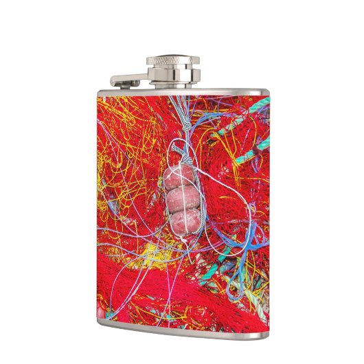 カラフル魚釣り網 フラスク (左)