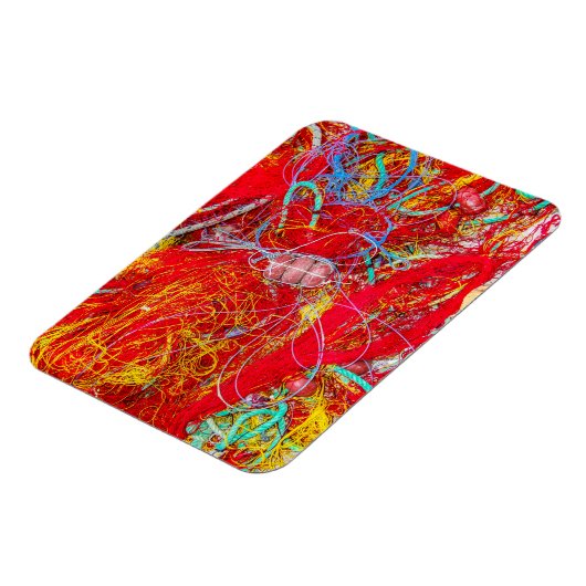 カラフル魚釣り網 マグネット (左側)