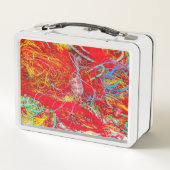 カラフル魚釣り網 メタルランチボックス (裏面)