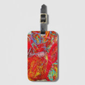 カラフル魚釣り網 ラゲッジタグ (正面縦)