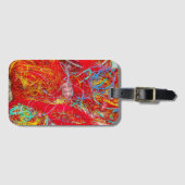 カラフル魚釣り網 ラゲッジタグ (正面横)