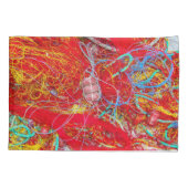 カラフル魚釣り網 枕カバー (裏面)