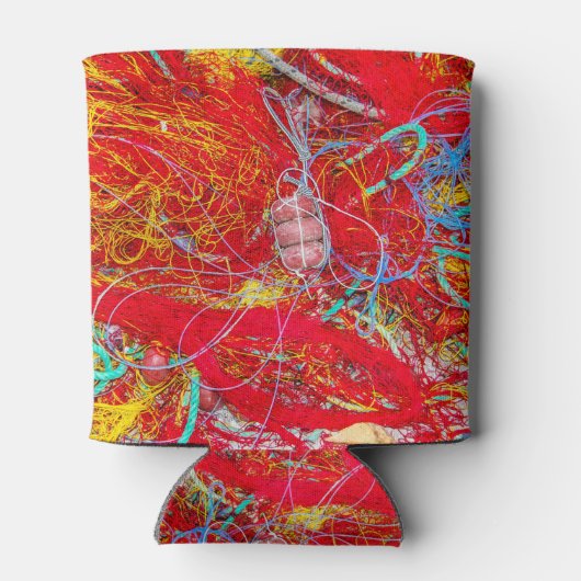 カラフル魚釣り網 缶クーラー (裏面)