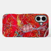 カラフル魚釣り網 Case-Mate iPhoneケース (裏面 (横))