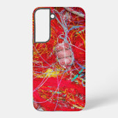 カラフル魚釣り網 SAMSUNG GALAXYケース (裏面)