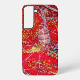 カラフル魚釣り網 SAMSUNG GALAXY S22+ケース