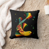 カラフル魚 クッション (ブランケット)