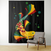 カラフル魚 タペストリー (インサイチュ)