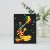 カラフル魚 ポストカード (スタンド正面)