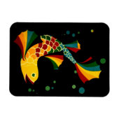 カラフル魚 マグネット (横)
