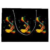 カラフル魚 ラージペーパーバッグ (裏面)