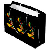 カラフル魚 ラージペーパーバッグ (裏面アングル)
