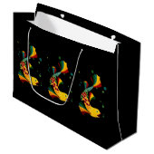 カラフル魚 ラージペーパーバッグ (正面アングル)