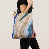 カラフル鮮やかの生長パターンのトートバッグ トートバッグ (クローズアップ)