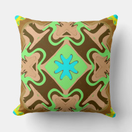 カラフル鮮やかクラシック布パターンデザイン クッション