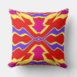 カラフル鮮やかクラシック布パターンデザイン クッション
