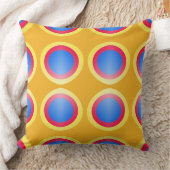 カラフル鮮やかクラシック布パターンデザイン クッション (ブランケット)