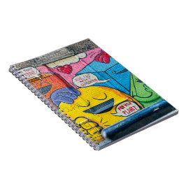 カラフル鮮やかシカゴのアートワーク ノートブック