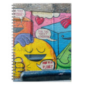 カラフル鮮やかシカゴのアートワーク ノートブック (正面)