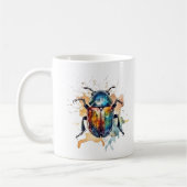 カラフル鮮やかスカラーブ コーヒーマグカップ (左)