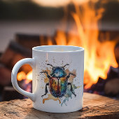 カラフル鮮やかスカラーブ コーヒーマグカップ