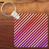 カラフル鮮やかストライプ キーホルダー (正面)