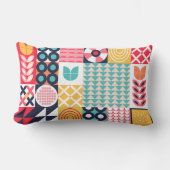 カラフル鮮やかファンキー ランバークッション (正面)
