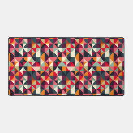 カラフル鮮やかレトロインスパイア大 デスクマット