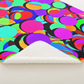 カラフル鮮やかレトロ シェルパブランケット (3/4)