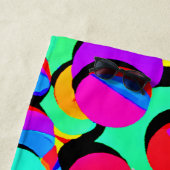 カラフル鮮やかレトロ ビーチタオル (インサイチュ)