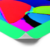 カラフル鮮やかレトロ ポスター (角)