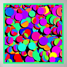 カラフル鮮やかレトロ ポスター