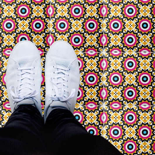 カラフル鮮やか民族模様 タイル