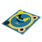 カラフル鳥の抽象芸術幾何学芸術デザイン タイル (側面)