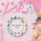 カラフル鳥、カスタム紙プレート ペーパープレート (パーティー)