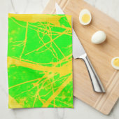 カラフル鳥 キッチンタオル (四つ折り)